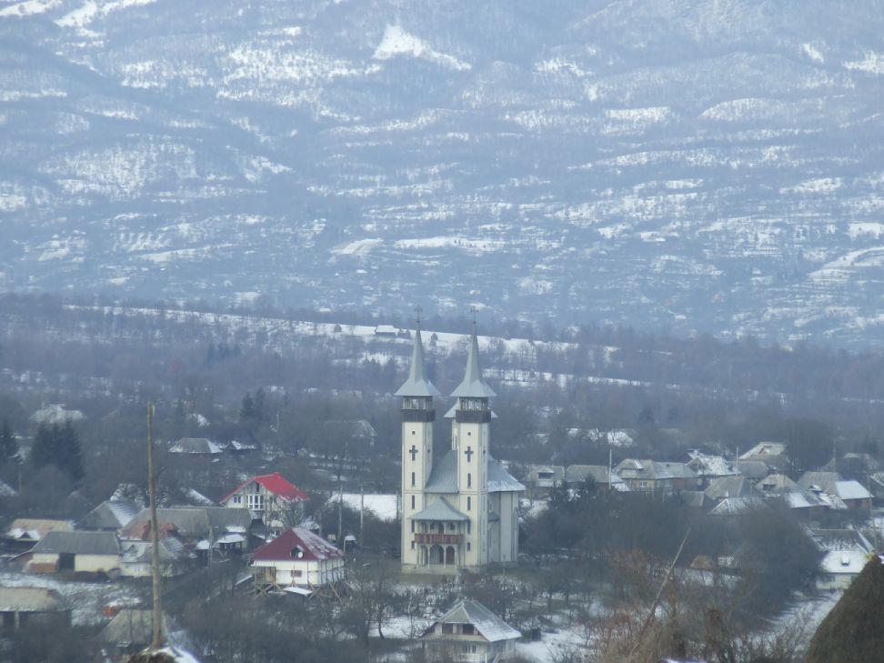 Maramureș village landscape